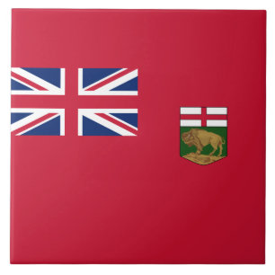 Azulejo Bandera de Manitoba