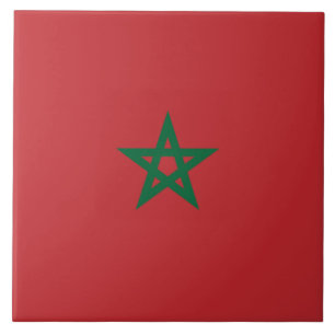 Azulejo Bandera de Marruecos