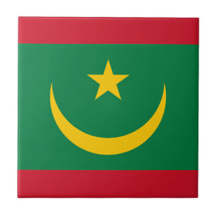 Azulejo Bandera de Mauritania