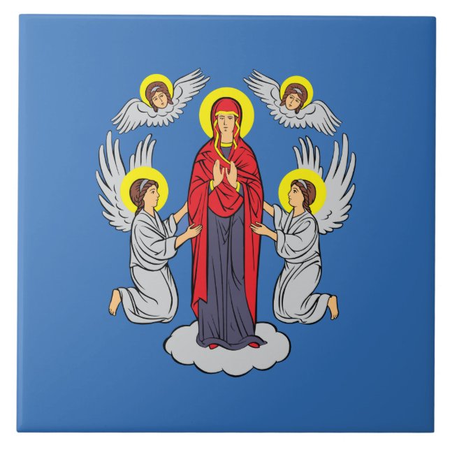 Azulejo Bandera de Minsk (Belarús) (Frente)