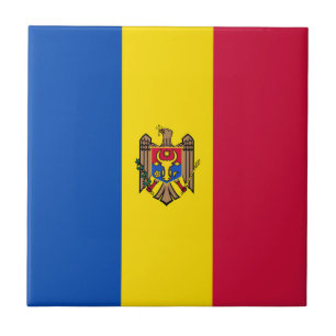 Azulejo Bandera de Moldavia