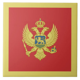Azulejo Bandera de Montenegro