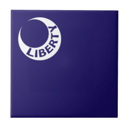 Azulejo Bandera de Moultrie (Libertad) (Historia Americana