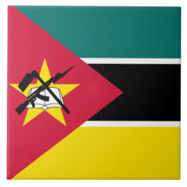 Azulejo Bandera de Mozambique (Bandera nacional) (África)