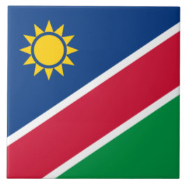 Azulejo Bandera de Namibia (África meridional)