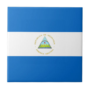 Azulejo Bandera de Nicaragua