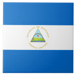 Azulejo Bandera de Nicaragua