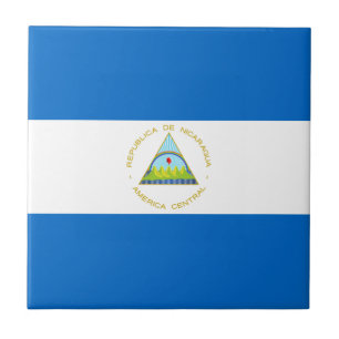 Azulejo Bandera de Nicaragua
