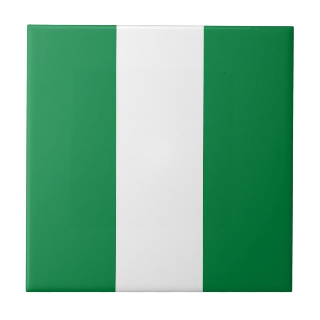 Azulejo Bandera de Nigeria (Frente)