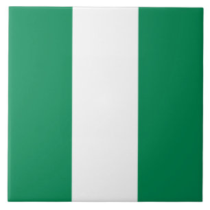 Azulejo Bandera de Nigeria