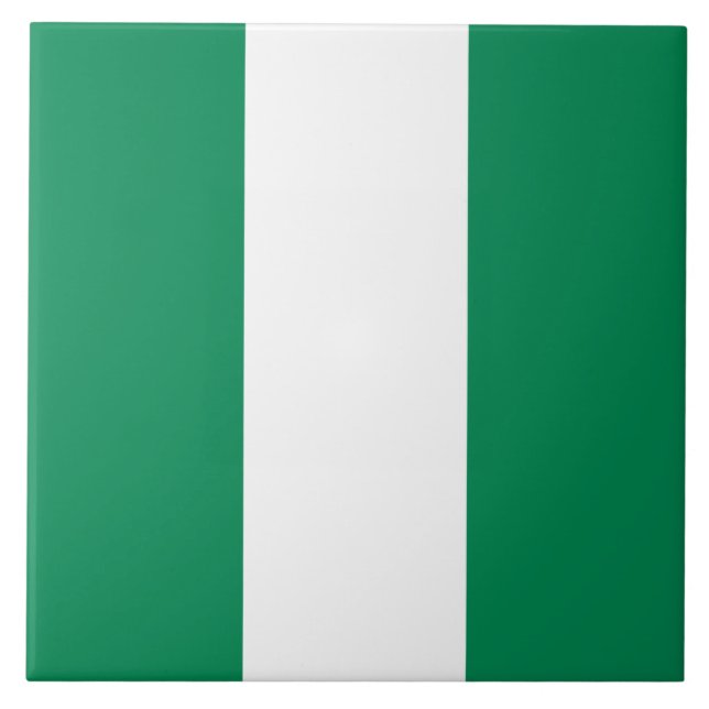 Azulejo Bandera de Nigeria (Frente)