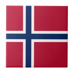 Azulejo Bandera de Noruega