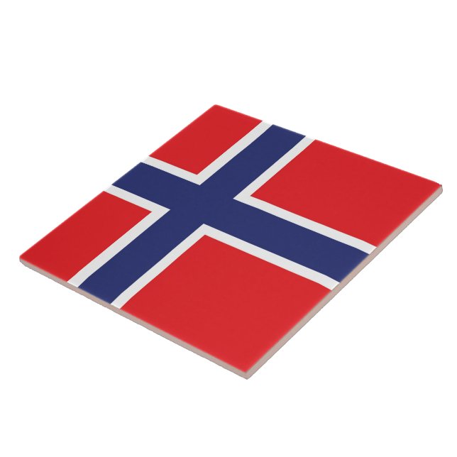 Azulejo Bandera de Noruega (Lado)