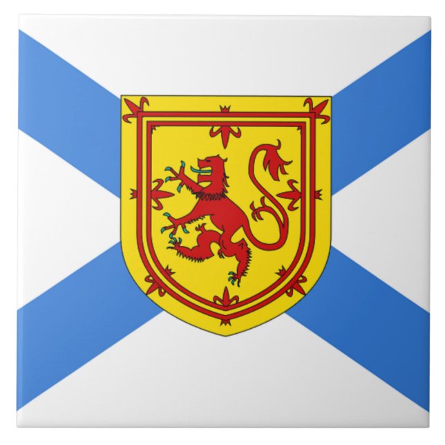 Azulejo Bandera de Nueva Escocia (Frente)