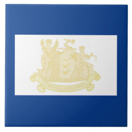 Azulejo Bandera de Nueva Jersey