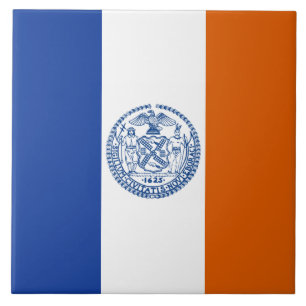 Azulejo Bandera de Nueva York