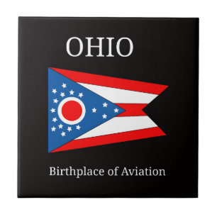 Azulejo Bandera de Ohio