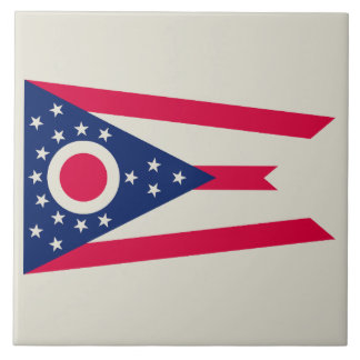 Azulejo Bandera de Ohio: La bandera del estado Buckeye