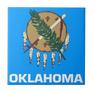 Azulejo Bandera de Oklahoma