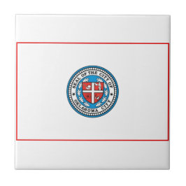 Azulejo Bandera de Oklahoma City (Oklahoma)