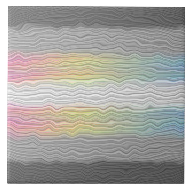 Azulejo Bandera de Orgullo Demifluid Abstracta Trippy Boho (Frente)