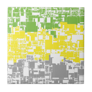 Azulejo Bandera de orgullo Lithromántico abstracta funky g