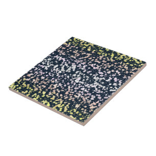 Azulejo Bandera de Orgullo Pangénero Flora Boho Retro Lind