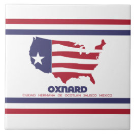 Azulejo Bandera de Oxnard (California)