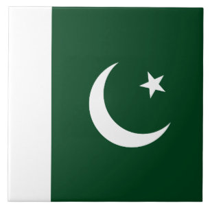 Azulejo Bandera de Pakistán