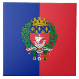 Azulejo Bandera de París (Francia)