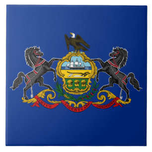 Azulejo Bandera de Pensilvania
