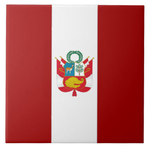 Azulejo Bandera de Perú