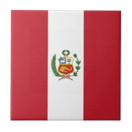 Azulejo Bandera de Perú