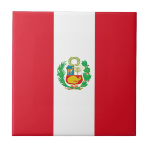 Azulejo Bandera de Perú