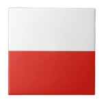 Azulejo Bandera de Polonia<br><div class="desc">¡Un regalo ideal para todos los patriotas de su país!</div>