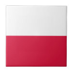 Azulejo Bandera de Polonia<br><div class="desc">Bandera patriótica de Polonia.</div>