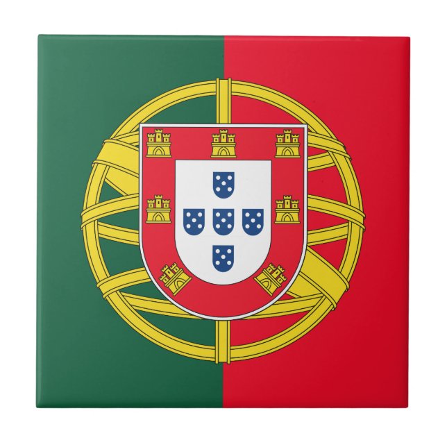 Azulejo Bandera de Portugal (Frente)