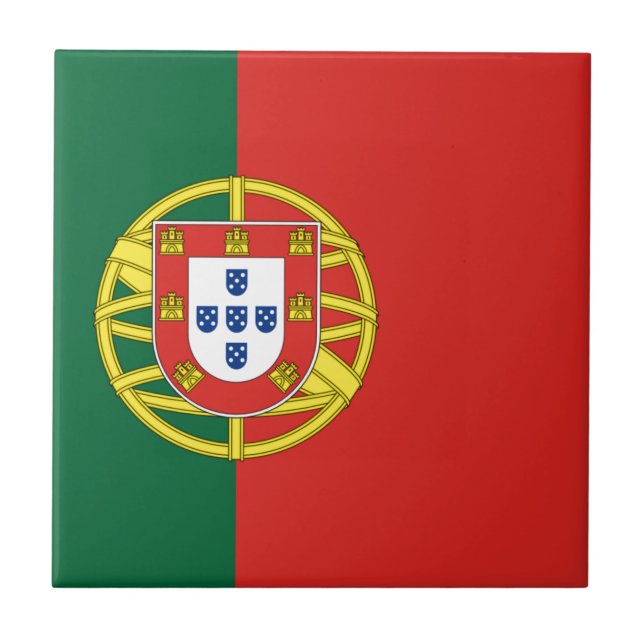 Azulejo Bandera de portugal (Frente)