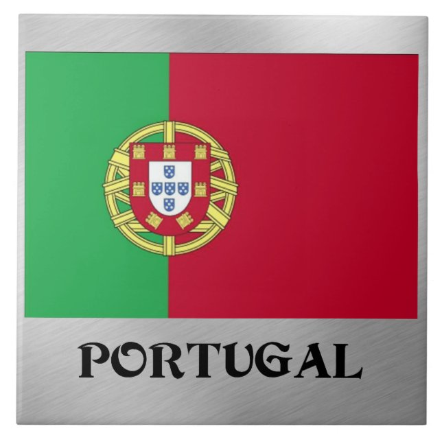 Azulejo bandera de portugal (Frente)