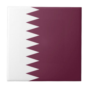 Azulejo Bandera de Qatar