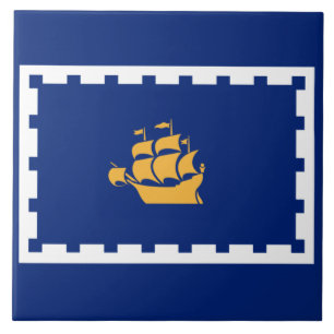 Azulejo Bandera de Quebec (Quebec, Canadá)