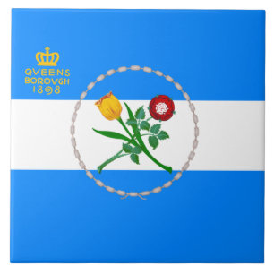 Azulejo Bandera de Queens (municipio de Nueva York)