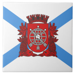 Azulejo Bandera de Río de Janeiro (Brasil)