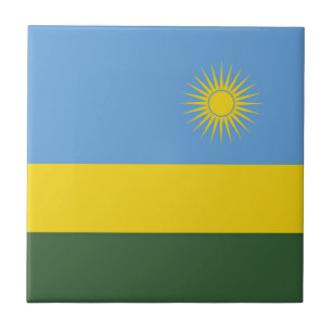 Azulejo Bandera de Ruanda