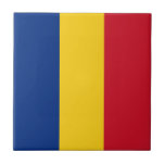 Azulejo Bandera de Rumania<br><div class="desc">¡Un regalo ideal para todos los patriotas de su país!</div>