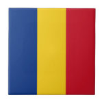 Azulejo Bandera de Rumania<br><div class="desc">Bandera patriótica de Rumania.</div>
