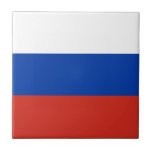 Azulejo Bandera de Rusia<br><div class="desc">Bandera patriótica de Rusia.</div>