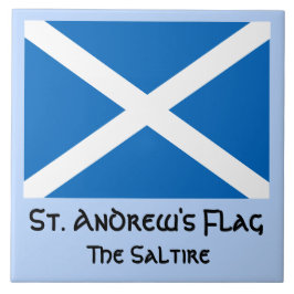 Azulejo Bandera de San Andrés, Saltire o Bandera de Escoci