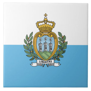 Azulejo Bandera de San Marino