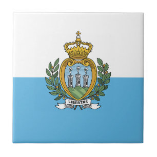 Azulejo Bandera de San Marino